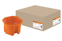 Установочная коробка СП D65х45мм,оранжевая, IP20, TDM